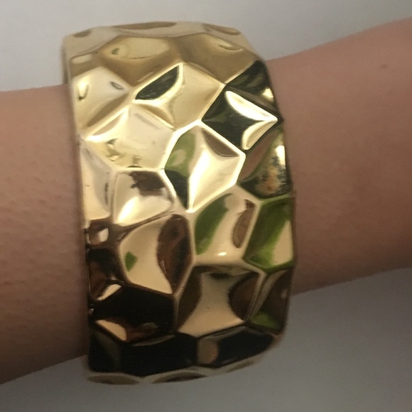 Gold Colored Bangle Costume Jewelry - Picture 2 of 2